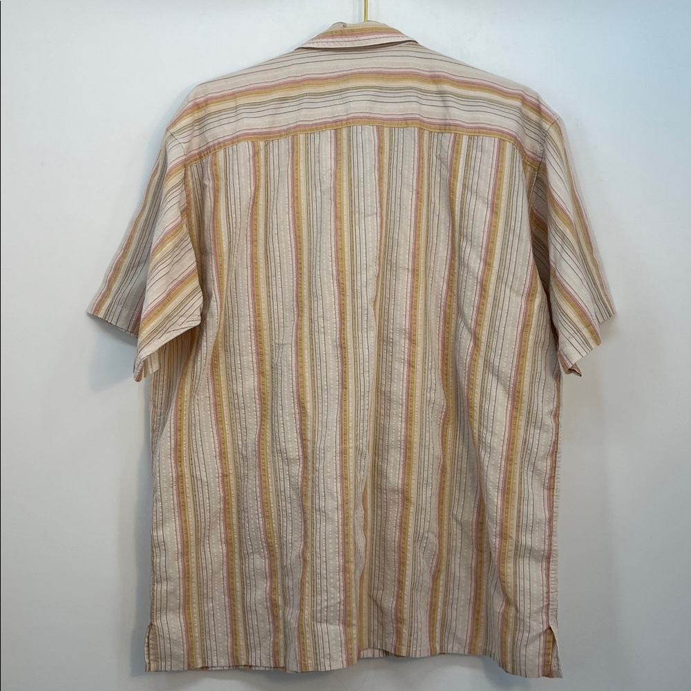 Patagonia Men's Puckerware Seersucker Striped Short Sleeve Button Down Shirt - Picture 10 of 10